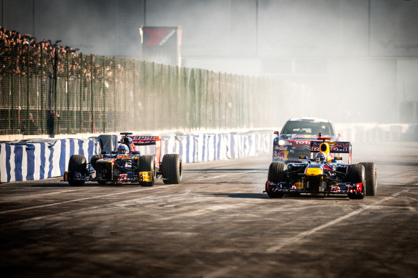 Ricciardo, Loeb, Coulthard - Motor Show